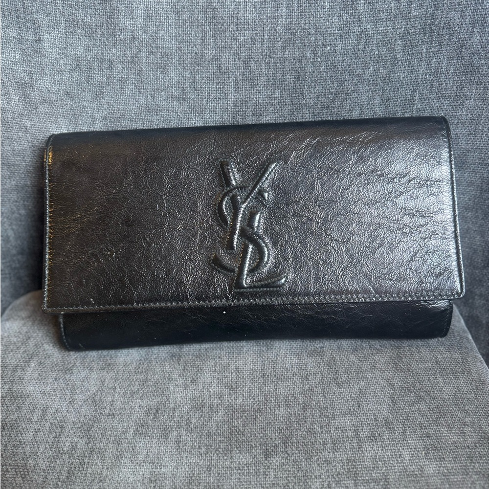 Yves Saint Laurent Black Clutch